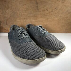 OluKai Nohea Moku Mesh Sharkskin Gray Slip On Shoes Men's Size 10.5